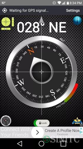 Ứng dụng la bàn Compass 360 Pro Free