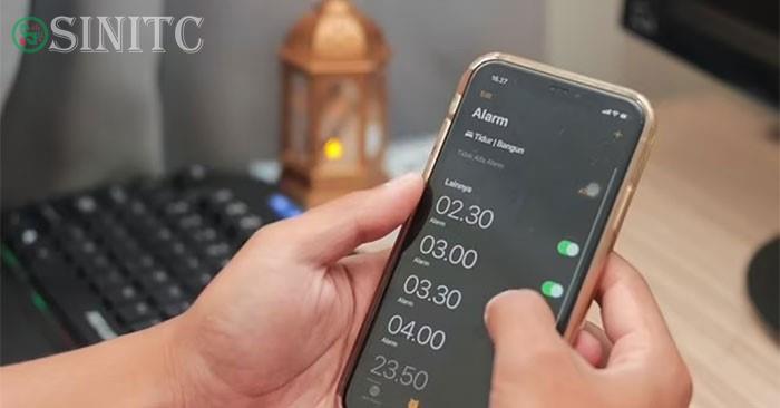 Báo thức trên iPhone