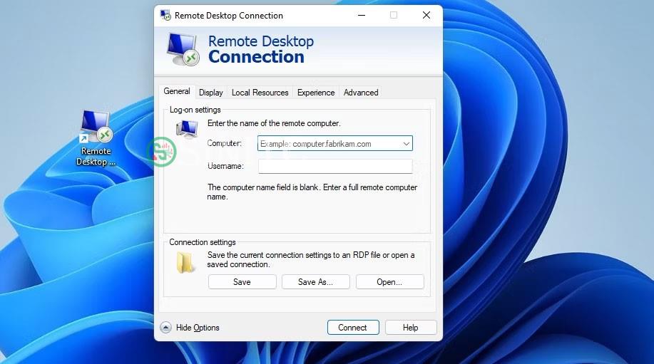 Shortcut Remote Desktop Connection