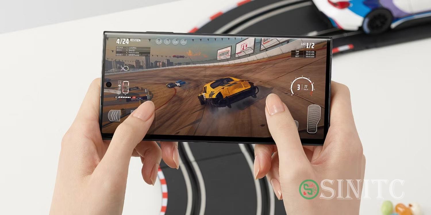 Chơi game đua xe trên Samsung S23 Ultra