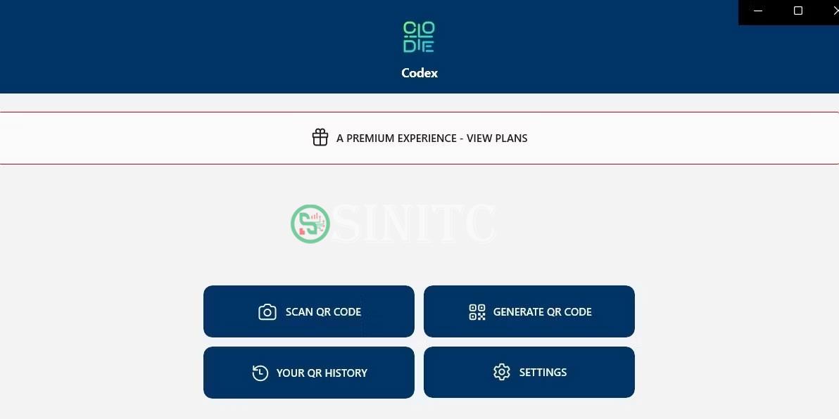 Quét mã QR trong ứng dụng Codex