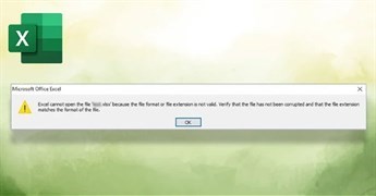 8 cách sửa lỗi “excel cannot open because the file format is not valid”