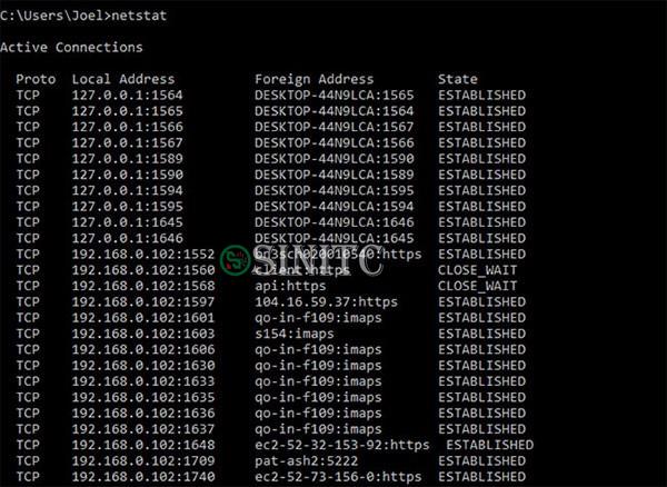 Lệnh Netstat