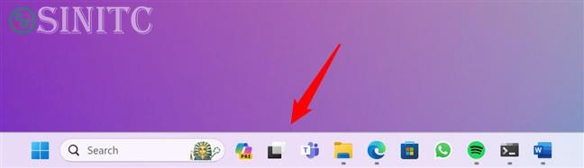 Nút Task View trong Windows 11