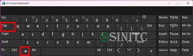 Phím tắt Task View trong Windows 11