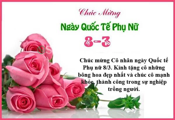 Lời chúc 8/3 cho cô giáo