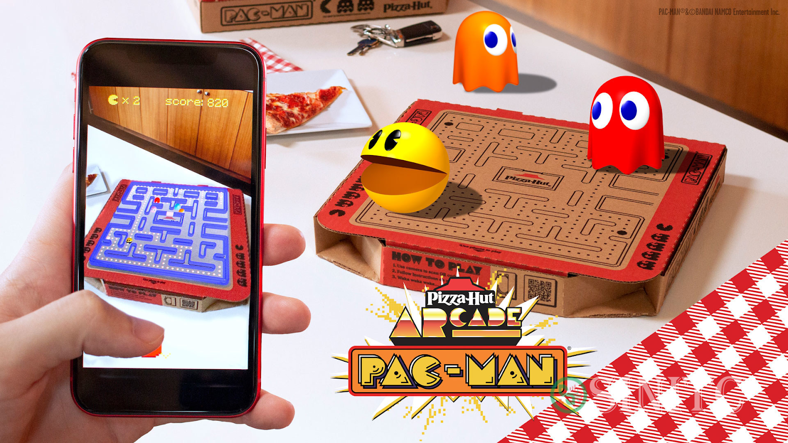 Sự hợp tác của Pac-Man x Pizza Hut