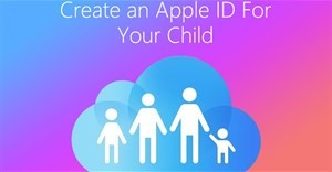 Hướng dẫn tạo tài khoản apple id cho trẻ