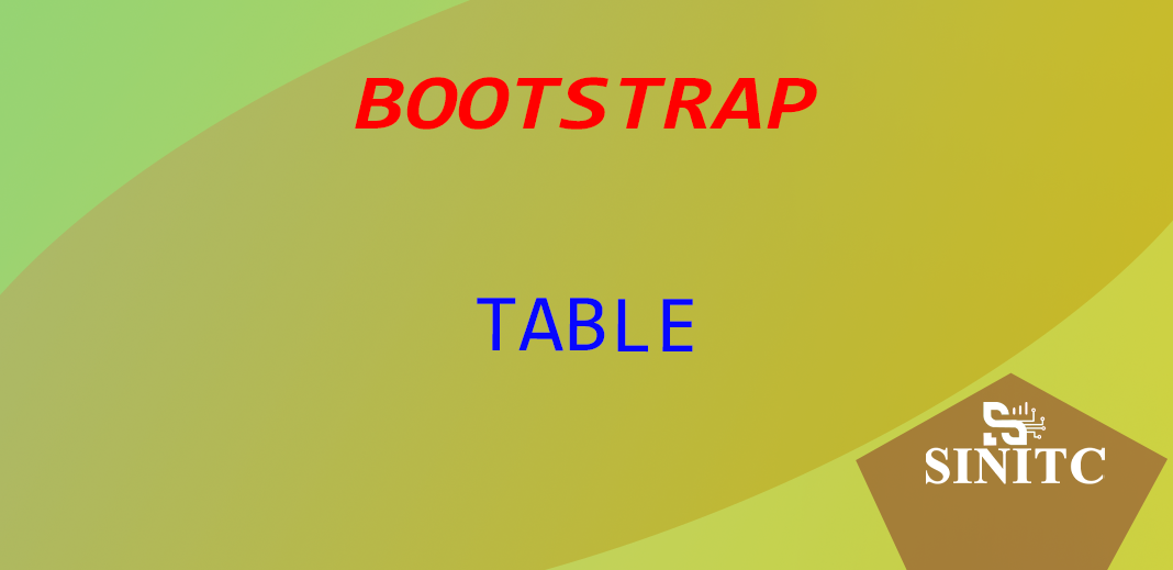 Bảng trong bootstrap 5