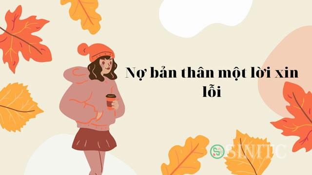 Xin lỗi bản thân