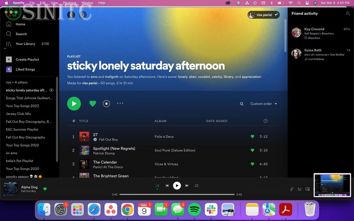 Tải danh sách nhạc Spotify xuống máy tính