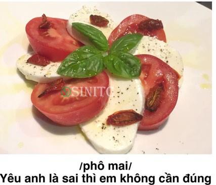 Thả thính bằng món ăn 