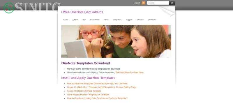 Template Onenote Gem miễn phí