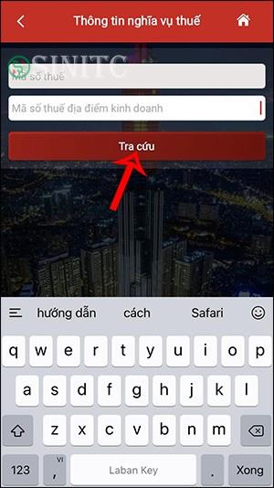 Tra cứu nợ thuế thu nhập cá nhân eTax Mobile