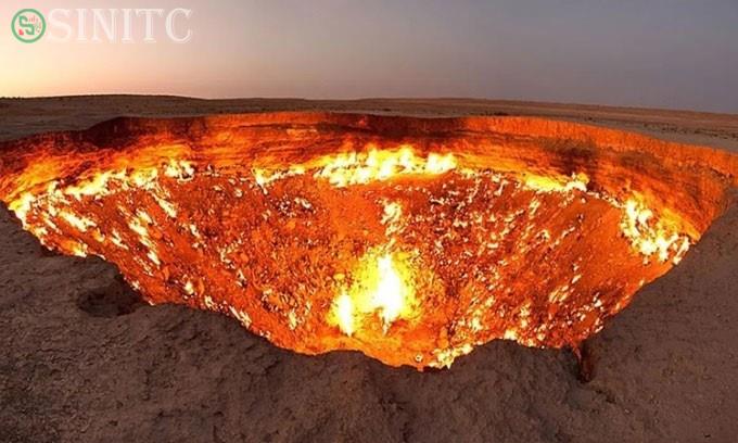 Miệng hố gas Darvaza, Turkmenistan