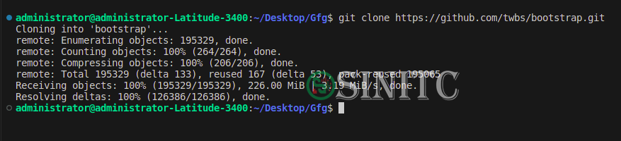 git clone