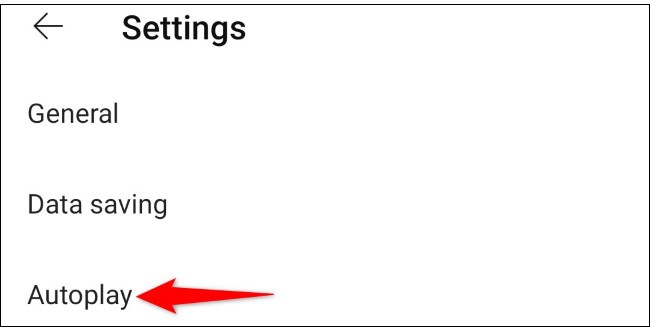 Nhấn vào “Autoplay”