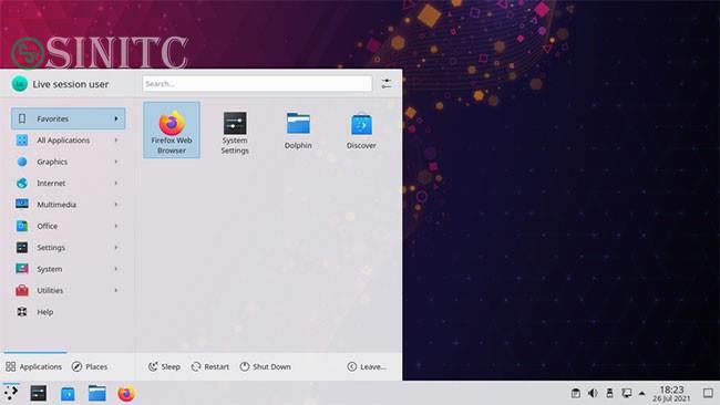 Giao diện người dùng KDE