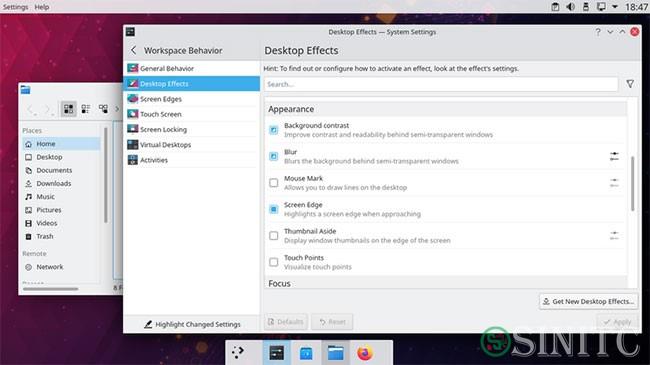 KDE Plasma có khả năng tùy chỉnh cao