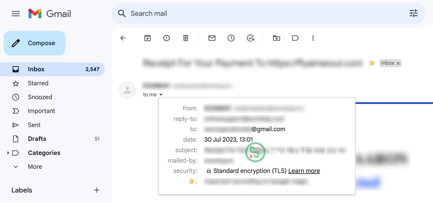 Tiêu đề email trong Gmail