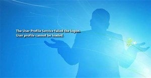 Cách sửa lỗi "the user profile service failed the logon" trên windows 10