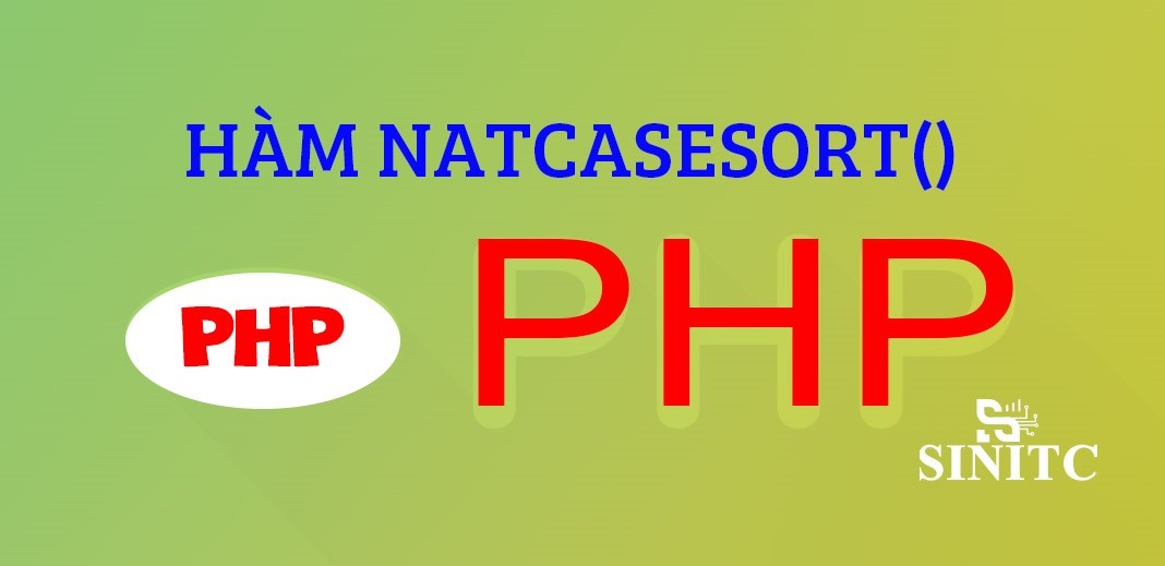 Hàm natcasesort() trong php