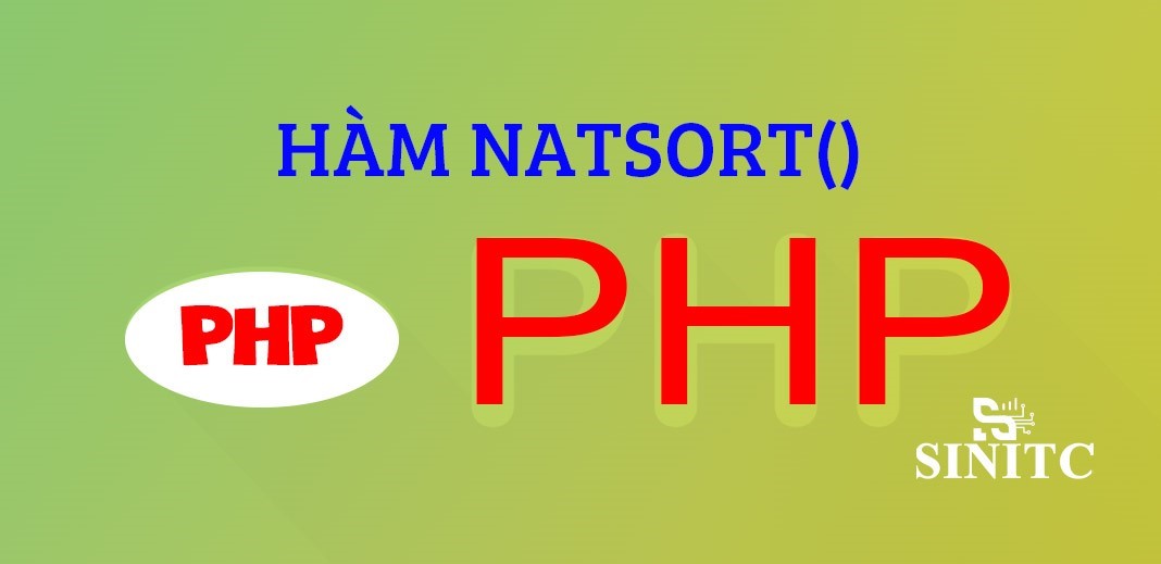 Hàm natsort() trong php