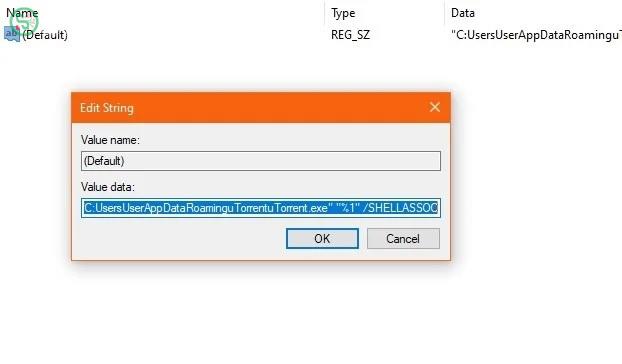 Utorrent trong thư mục mặc định