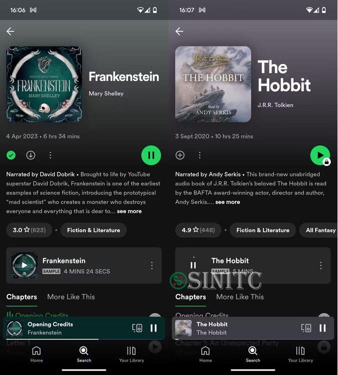 Audiobook trên Spotify