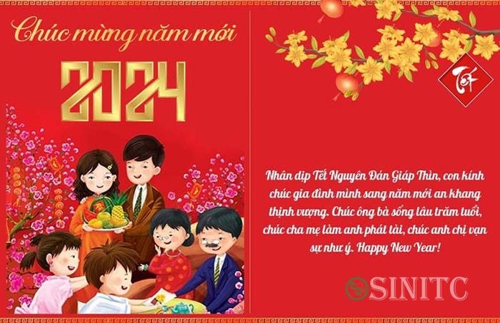 Ảnh chúc mừng năm mới cho gia đình 2