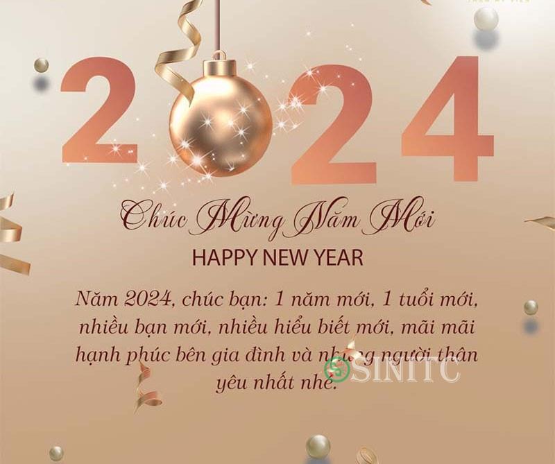 Ảnh chúc mừng năm mới 2024 cho bạn bè 1