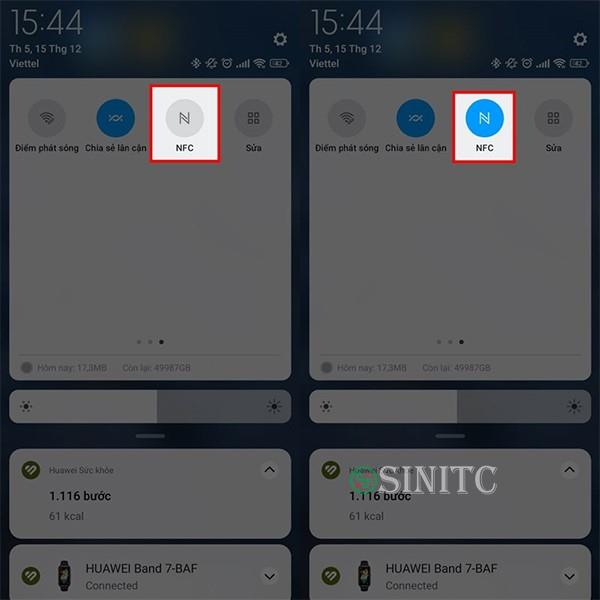 Kiểm tra thiết bị NFC