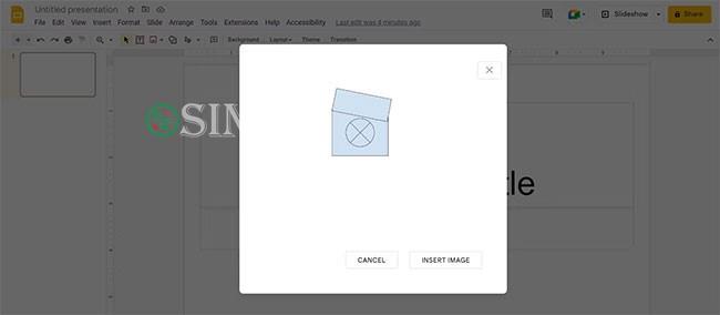 Xem trước hình ảnh trong Google Slides