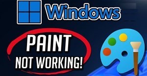 Sửa lỗi ms paint không hoạt động trên windows năm 2024