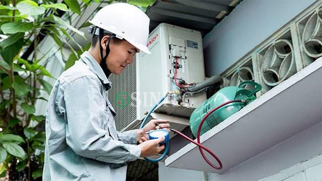 Điều hòa mất lạnh thiếu gas, hết gas