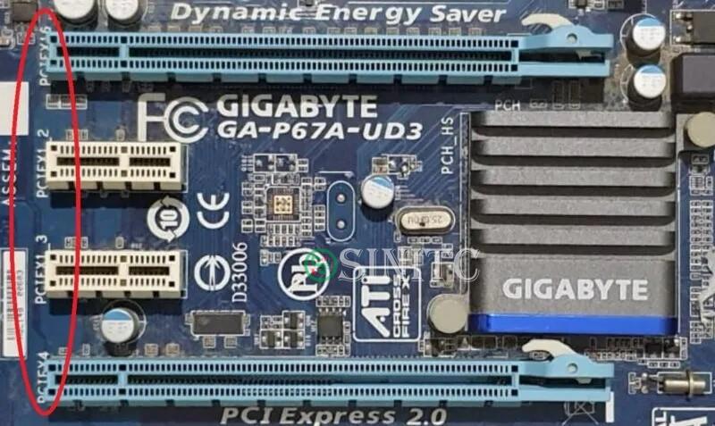 Khe cắm PCIe của bo mạch chủ