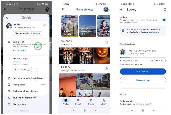 Ảnh trong ứng dụng Google Photos trên Android