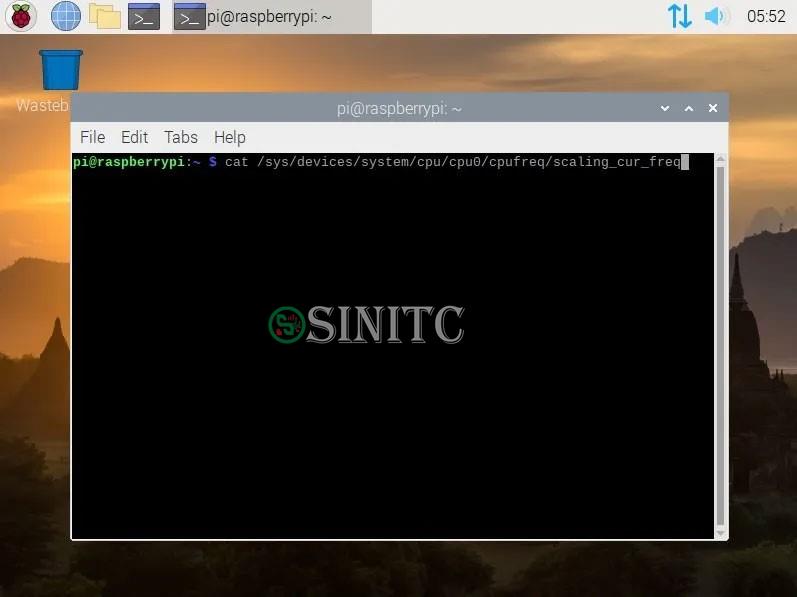 Lệnh kiểm tra tốc độ xung nhịp CPU Raspberry Pi