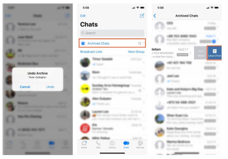 Cách khôi phục tin nhắn WhatsApp đã lưu trữ trong iOS