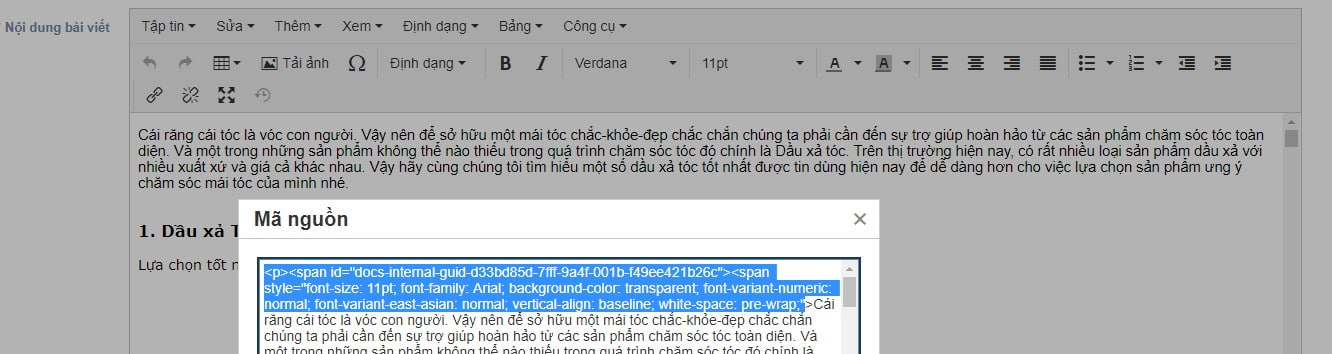 Cách xóa định dạng bài viết khi soạn thảo?