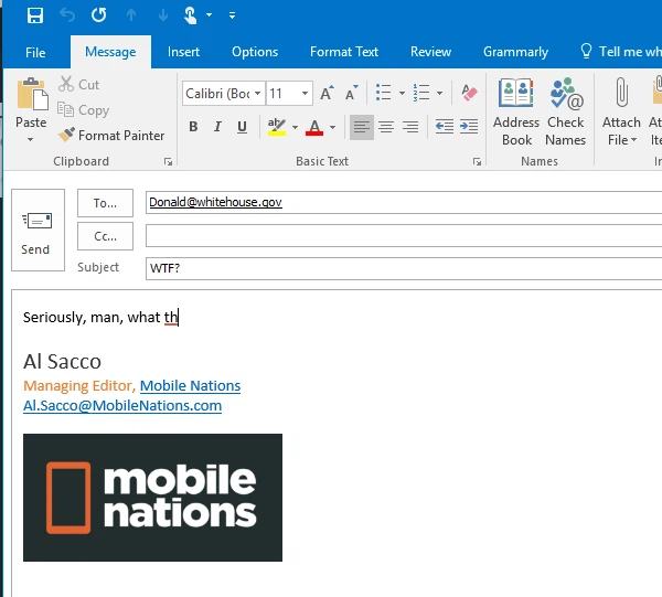 Hướng dẫn tạo chữ kí cho email trong Outlook - Ảnh 8